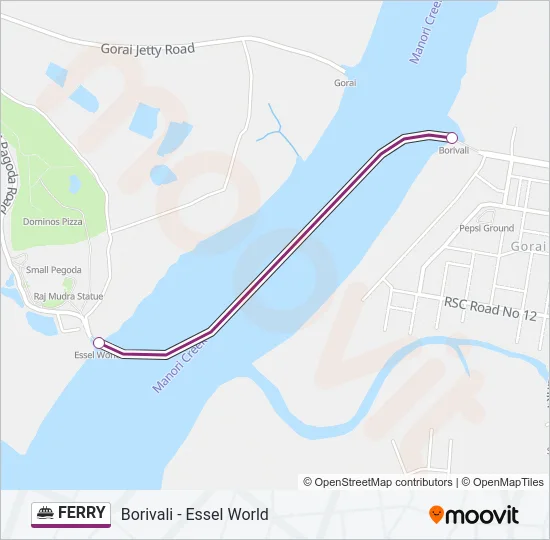 FERRY Line Map
