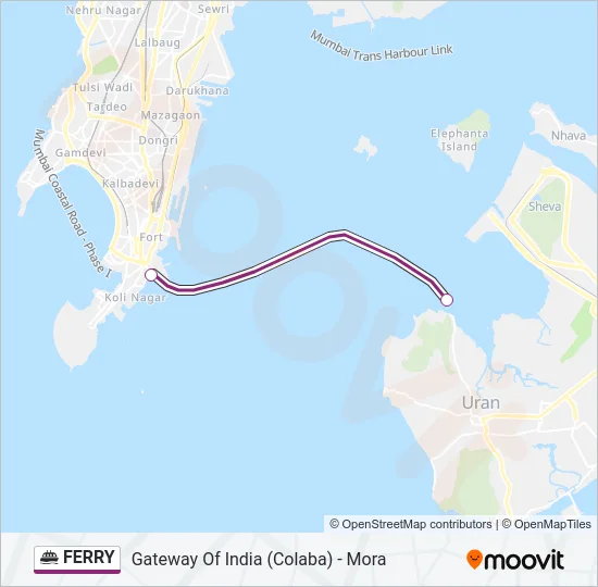 FERRY Line Map