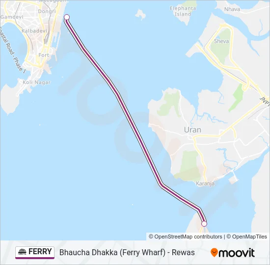 FERRY Line Map