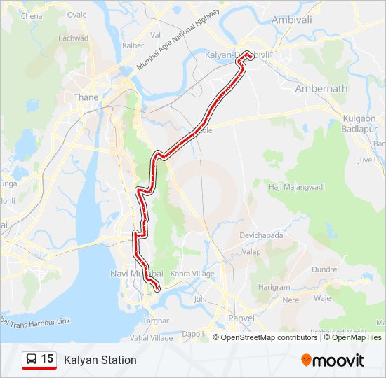 15 bus Line Map