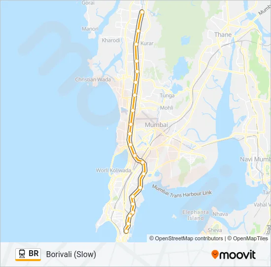 BR Train Line Map