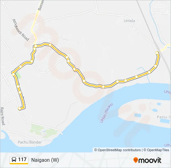 117 Bus Line Map