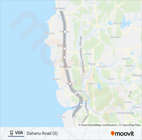 VDR Train Line Map