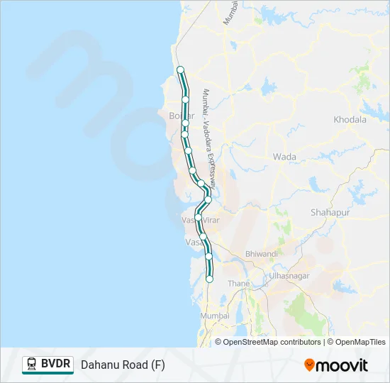 BVDR Train Line Map