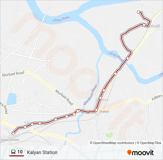 10 Bus Line Map