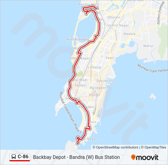 C-86 bus Line Map