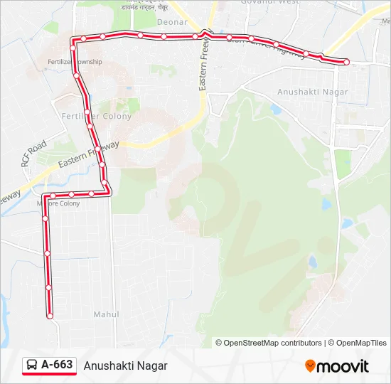 A663 Route: Schedules, Stops & Maps - Anushakti Nagar (Updated)