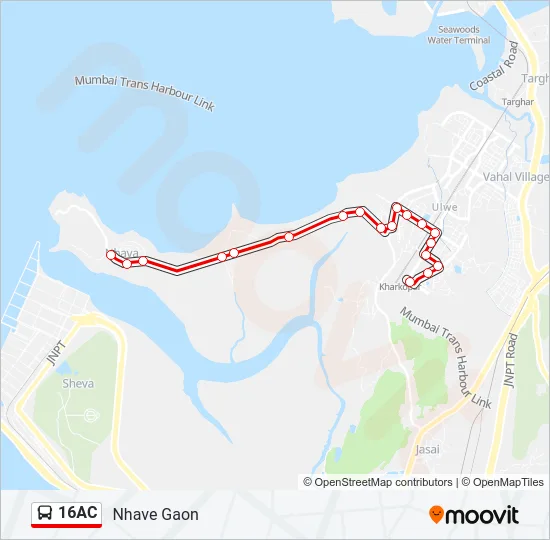 16AC Bus Line Map