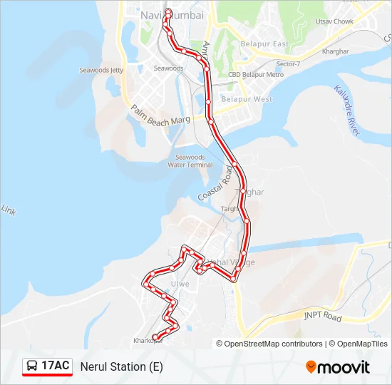 17AC Bus Line Map