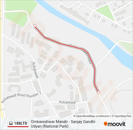 188LTD Bus Line Map
