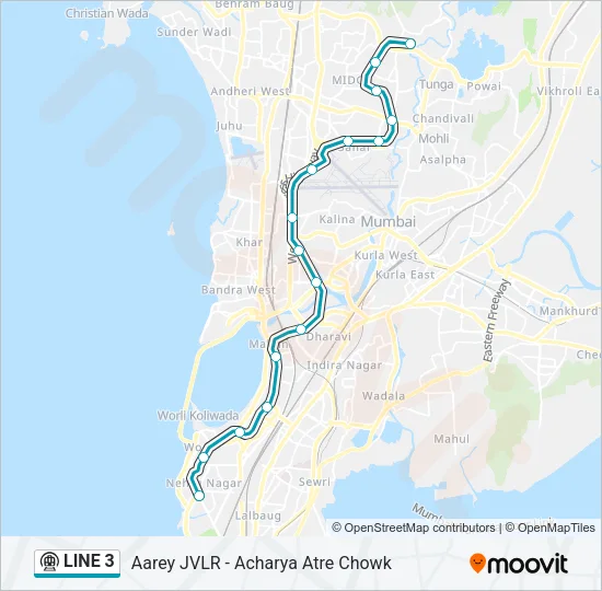 LINE 3 Metro Line Map