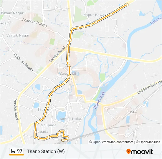 97 Bus Line Map