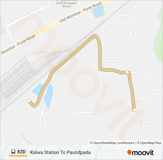 82D Bus Line Map