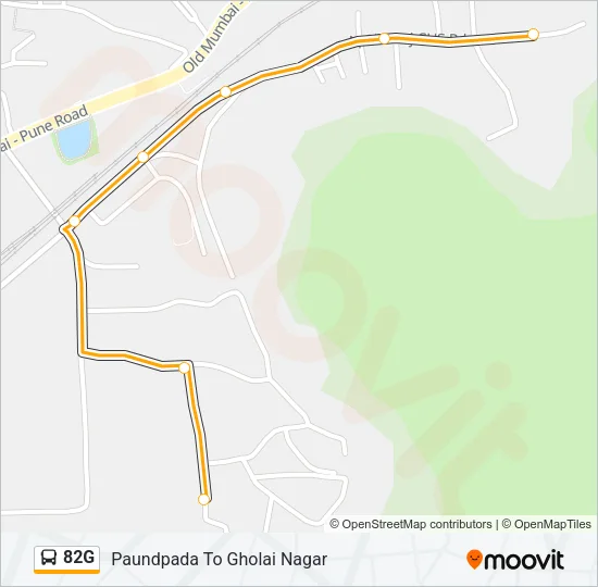 82G Bus Line Map