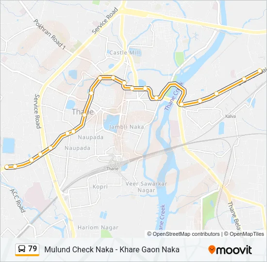 79 Bus Line Map