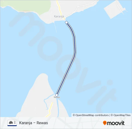 ⛴ Ferry Line Map