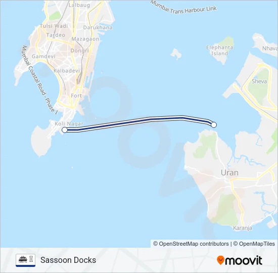 ⛴ Ferry Line Map