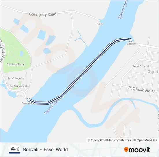 ⛴ Ferry Line Map