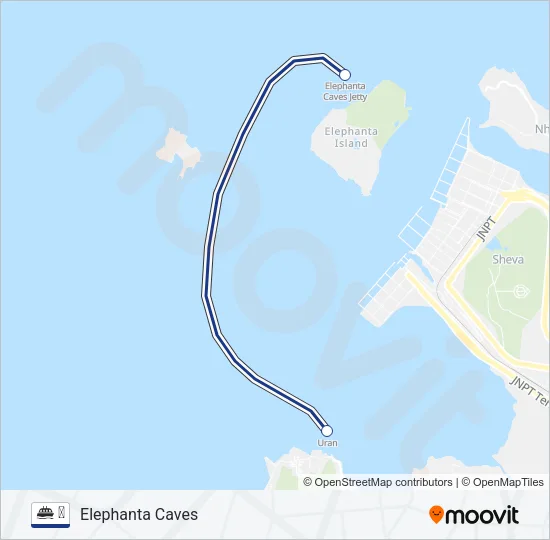 ⛴ Ferry Line Map