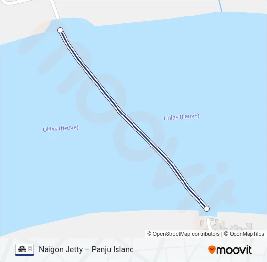 ⛴ Ferry Line Map