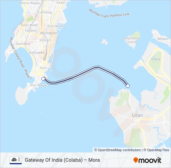 ⛴ Ferry Line Map