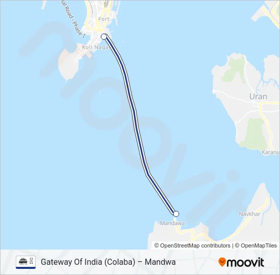 ⛴ Ferry Line Map