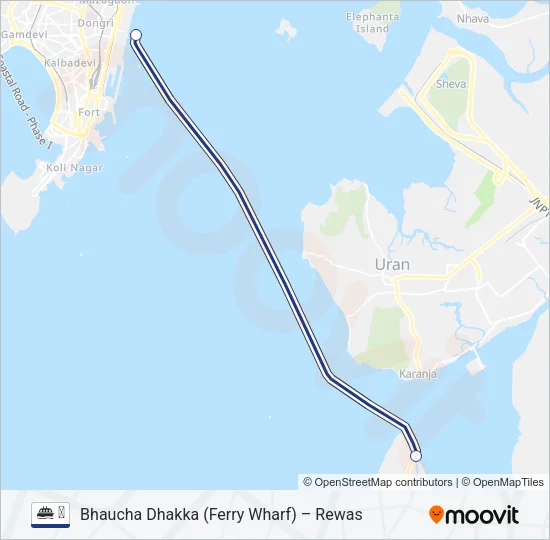 ⛴ Ferry Line Map