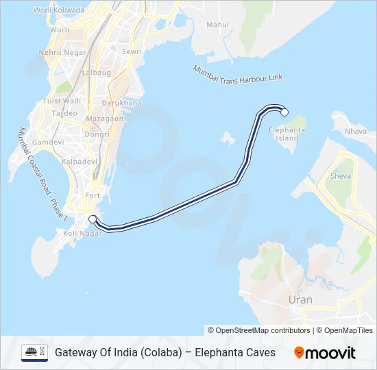 ⛴ Ferry Line Map