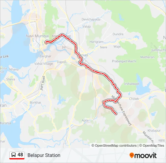48 Bus Line Map