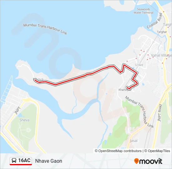 16AC Bus Line Map