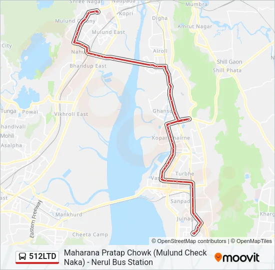 512LTD Bus Line Map