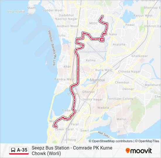 A35 Route: Schedules, Stops & Maps - Majas Depot (Updated)
