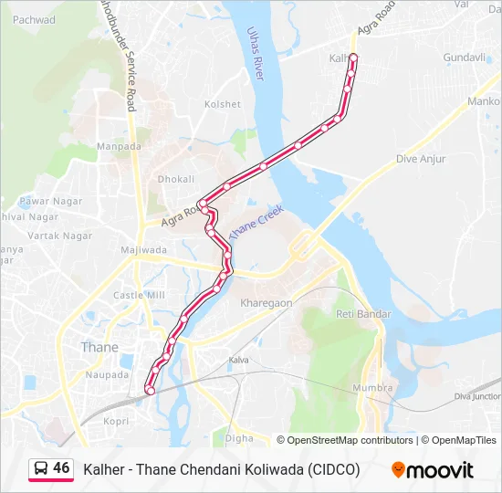 46 Route: Schedules, Stops & Maps - Kalher (Updated)