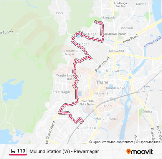 110 Route: Schedules, Stops & Maps - Mulund Station (W) (Updated)