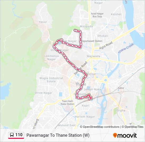 110 Route: Schedules, Stops & Maps - Thane Station (W) (Updated)