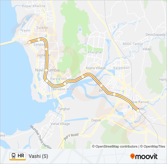 HR Train Line Map