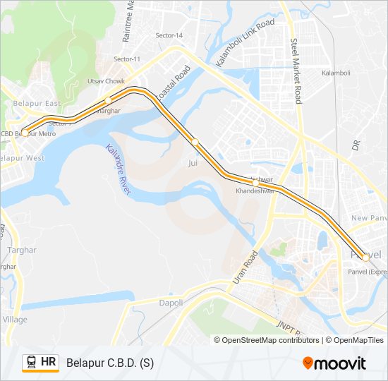 HR train Line Map