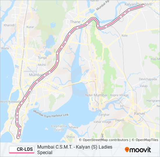 CR-LDS train Line Map