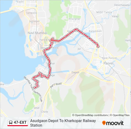 47-EXT Bus Line Map