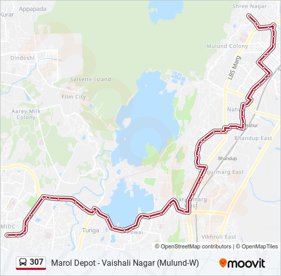 Bus 307 Route Map 307 Route: Schedules, Stops & Maps - Marol Depot (Updated)