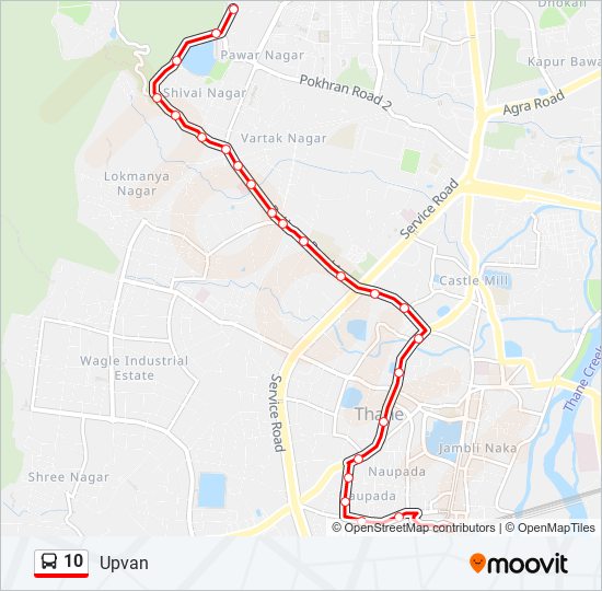 10 bus Line Map