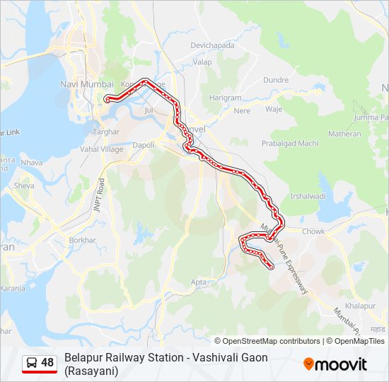 48 Bus Line Map