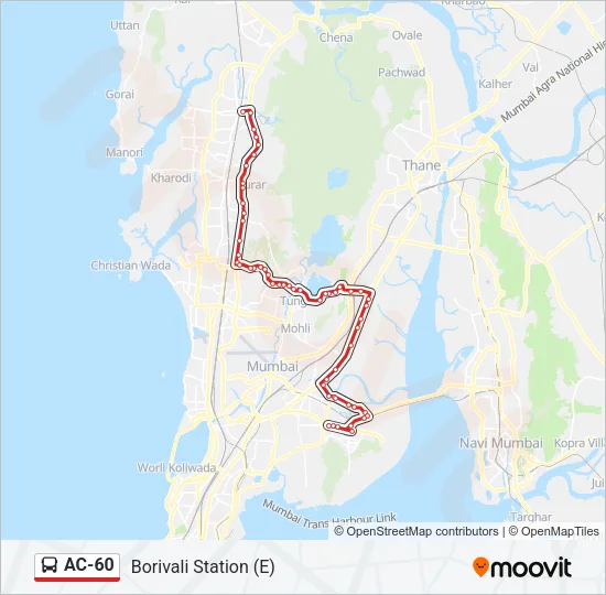 AC-60 Bus Line Map