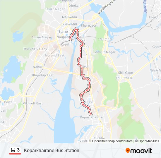 3 bus Line Map