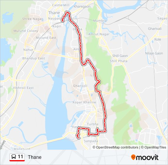 11 Bus Line Map