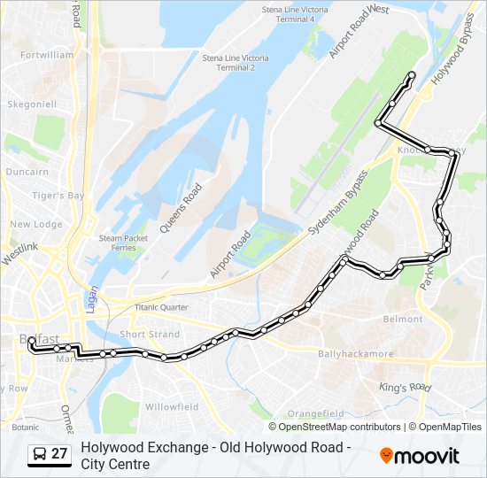 27 Bus Line Map