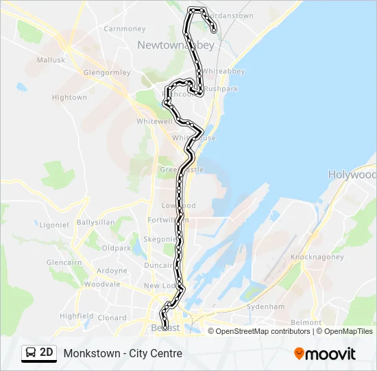2D Bus Line Map
