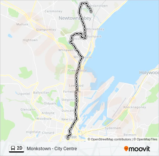 2D Bus Line Map