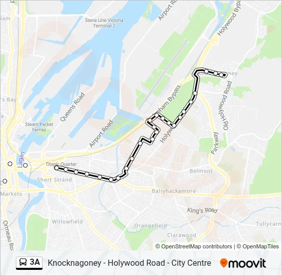 3A Bus Line Map