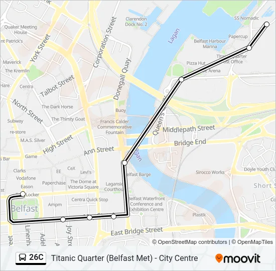 26C Bus Line Map